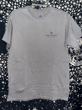Simply Southern Women’s Light Gray Short Sleeve Logo Tee